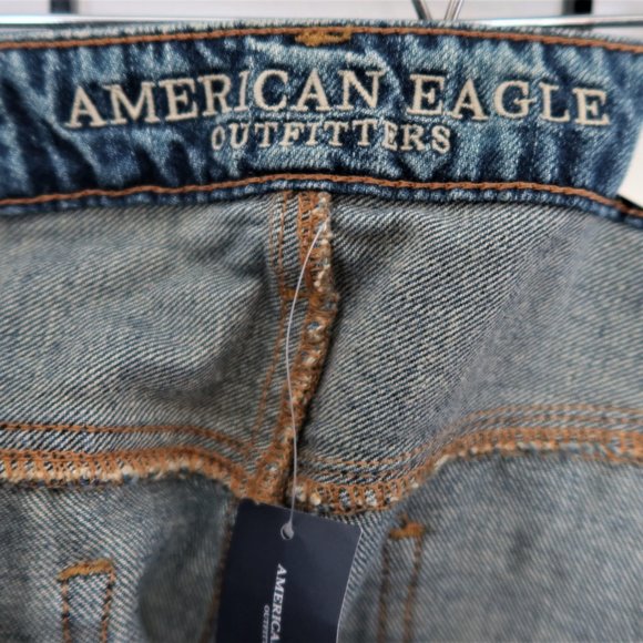 American Eagle Outfitters Blue High Rise Festival Mini Skirt Size 10 Regular NWT - Picture 12 of 13